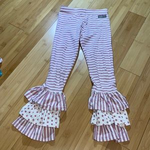 Matilda Jane girls ruffle pants size/age 6
